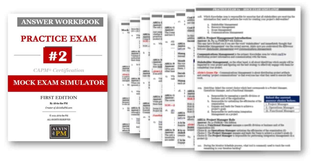 Mock Exam 02 Answer Workbook for CAPM Exam
